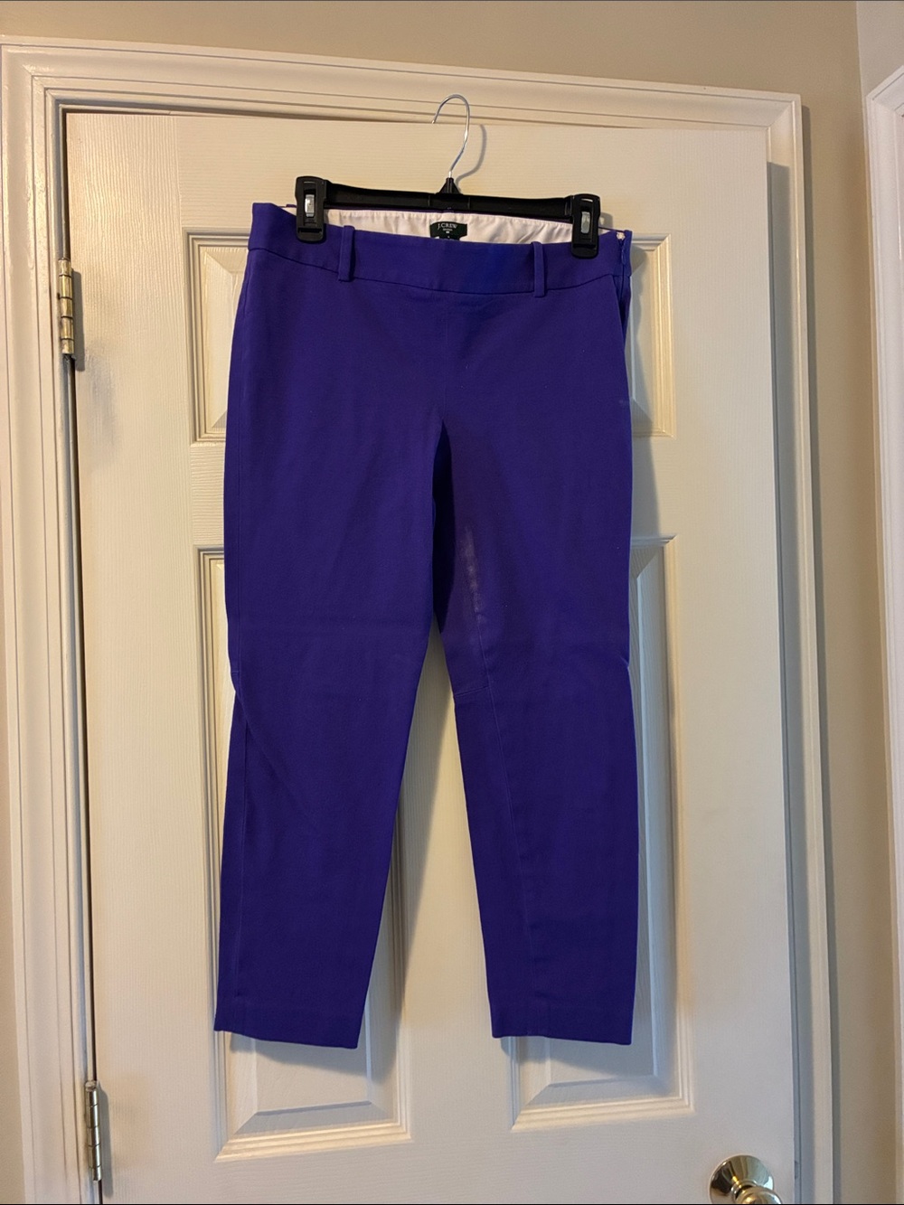 J. Crew Factory Bold Purple Cropped Ankle Pants
